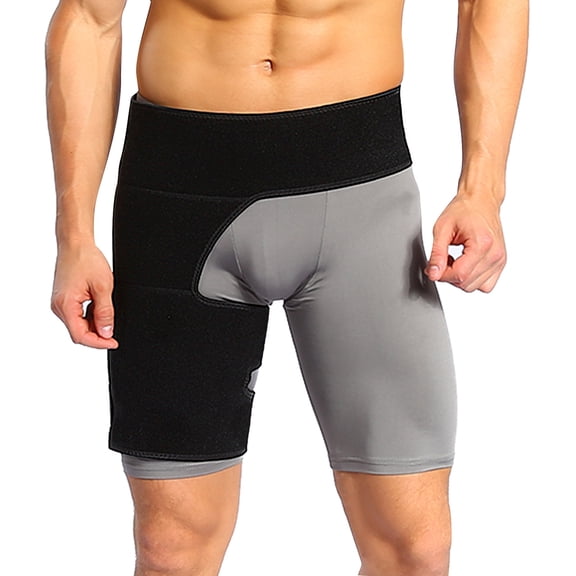 Fdit Groin Support,Compression Brace for Hip Support, Thigh Support Groin Brace Wrap with Adjustable Strap
