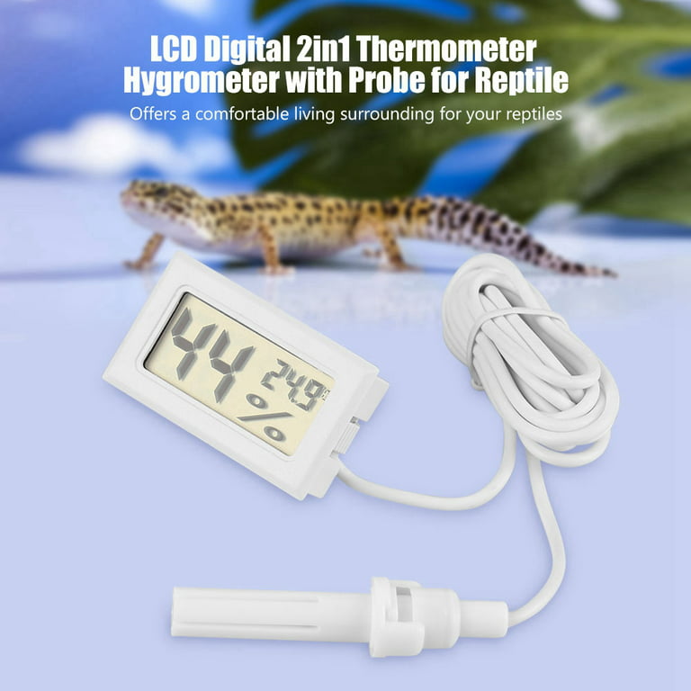 Fdit Hygrometer, Humidity Monitor Reptile Thermometer, Brooders For Reptile