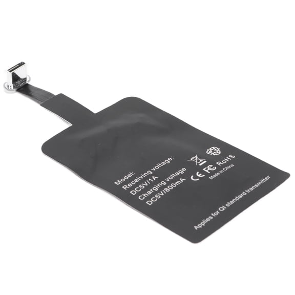 Fdit Qi Wireless Charging Receiver For Phone,Qi Wireless Charging Receiver,Qi Type C Wireless Charging Receiver Universal Micro USB Charger Adapter For Phone