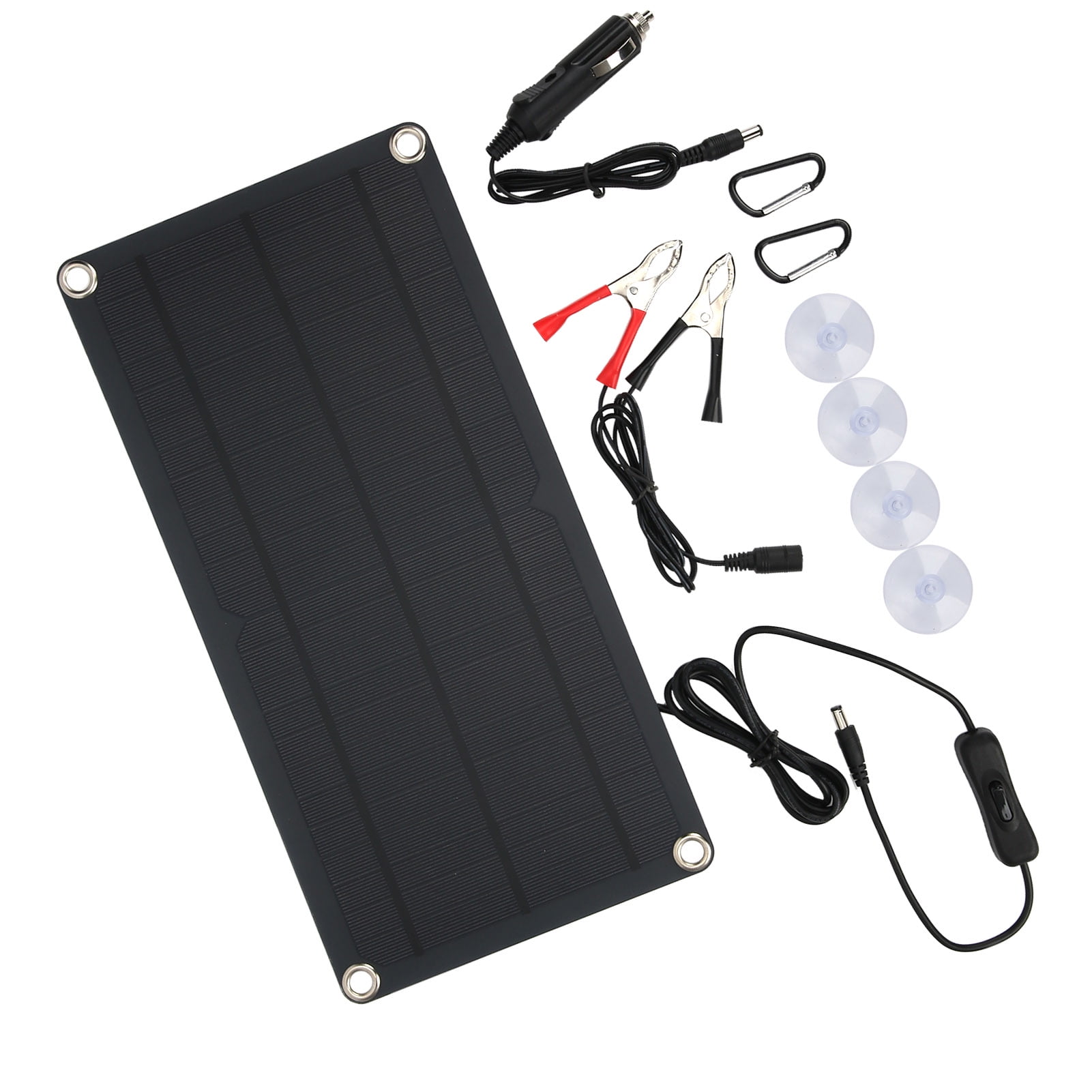 Fdit Solar Panel Solar Panel Kit Portable Monocrystalline Silicon Lightweight