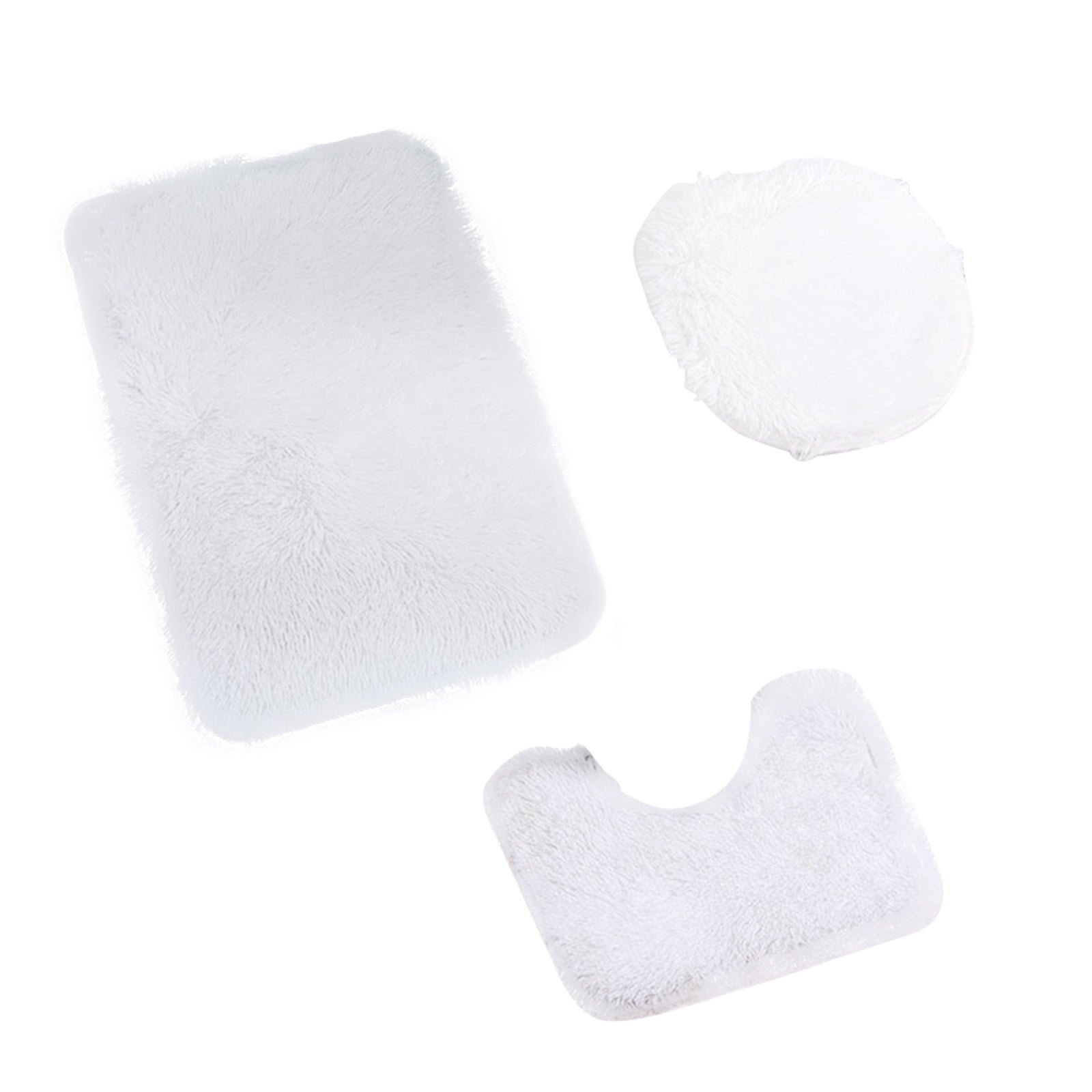 Fdksdf Bathroom Mat Set 3Piece Bathroom Shower Mat With UShaped