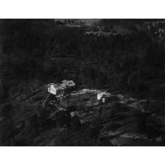 Fdr Presidency. Aerial View Of Us President Franklin Delano Roosevelt'S Estate In Warm Springs History