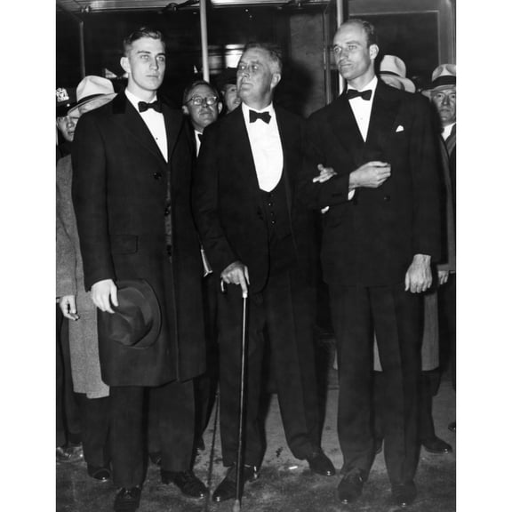 Fdr Presidency. From Left Franklin Roosevelt History (18 x 24)