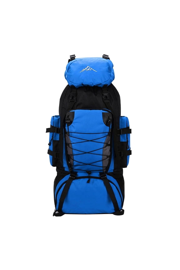 Camping Internal Frame Backpack with Rain Cover Waterproof Camping Bag Expandable Large Military Backpacking Tactical Backpack for Hiking Camping