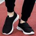 thumbnail image 1 of Fdrone Men Women Diabetic Shoes Extra Wide Slip on Adjustable Closure Shoes for Swollen Feet Adjustable Walking Indoors Outdoors Shoes for Elderly Foot Pain Relief Neuropathy, 1 of 9