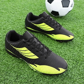 Fdrone Men's Women's Soccer Cleats Breathable Adult Professional Football Athletic Training Lace-Up Outdoor Durable Firm Ground Lightweight Adult Rugby Shoes Football Shoes