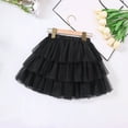 thumbnail image 1 of Fdrone Toddler Baby Girls Multi Layered Lace Dress Tutu Skirt Spring Summer Tulle Casual Dance Skirts Ballet Dance Dress Tiered Tutus for Baptism Dresses (18-24 Months, Black), 1 of 6