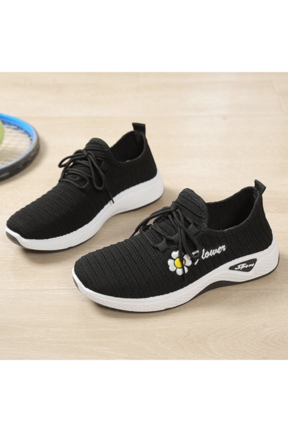 Women Floral Print Bowling Shoes Orthopedic Plantar Fasciitis Non Slip Workout Work Air-Cushion Arch Support Tennis Plantar Fasciitis Gym Running Casual Walking Shoes