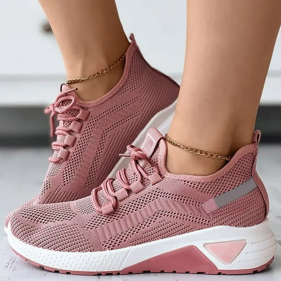 Fdrone Women's Slip-on Orthopedic Plantar Fasciitis Workout Non Slip Soft Sole Work Air-Cushion Walking Shoes Tennis Running Sneakers Lightweight Casual Comfort Gym Trainers