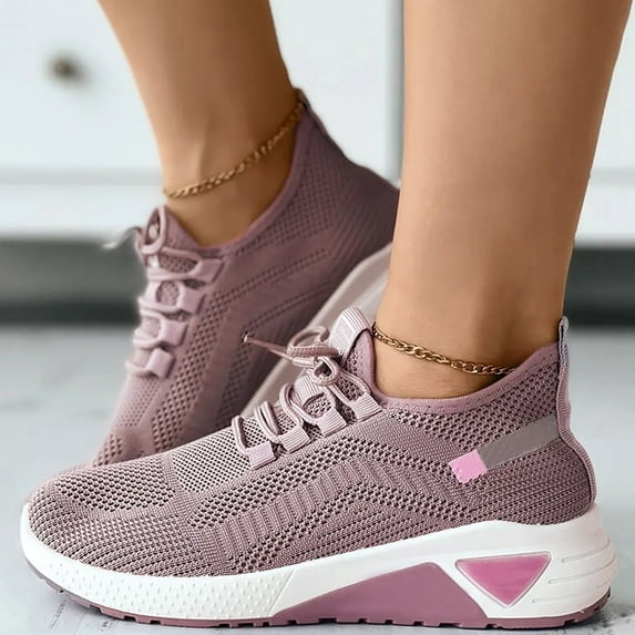 Fdrone Women's Slip-on Orthopedic Plantar Fasciitis Workout Non Slip Soft Sole Work Air-Cushion Walking Shoes Tennis Running Sneakers Lightweight Casual Comfort Gym Trainers