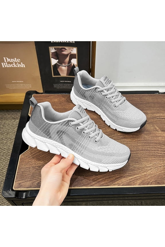 Women's Wide Toe Box Mesh Shoes Road Running Shoes Work Gym Comfortable Swollen Feet Lightweight Soft Sole Non Slip Walking Shoes Slip-on Fashion Athletic Sneakers
