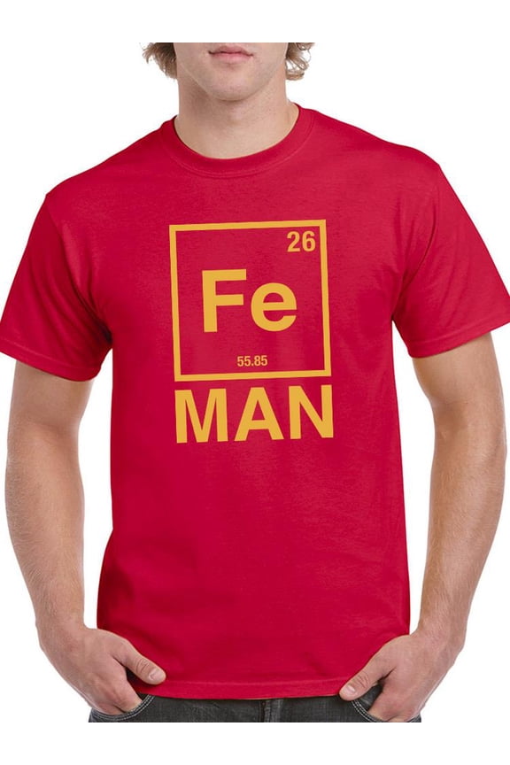 Fe Man T-Shirt Men -Smartprints Designs, Male x-Large