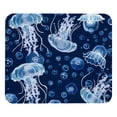 thumbnail image 1 of FeBohao Funny Mouse Pad Mat for Desktop Jiaji Cloth Tight Weaving Process Durable Unique Design Custom Square Retro Office Computer Men Chic Aesthetic Fashion Haves Girl Boy Size Jellyfish, 1 of 6