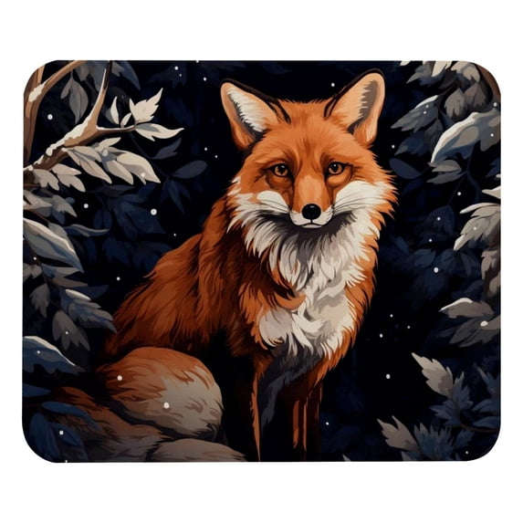 FeBohao Funny Mouse Pad Mat for Gaming Jiaji Cloth HD Printing Portable Non Scratch Smooth Custom Thin Pretty Farmhouse Computer Adults Cushion Cool Modern Must Kids Size Fox