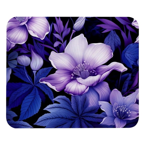 FeBohao Funny Mouse Pad Mat for Wireless Jiaji Cloth Tight Weaving Process Portable Non Scratch Smooth Pattern Thin Abstract Home Use Computer Adults Aesthetic Trendy Essentials Kids Ink plants