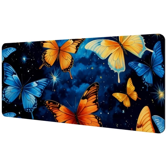 FeBohao Mouse Pad Mat XL Size for Keyboard Rectangle Tight Weaving Process Pattern