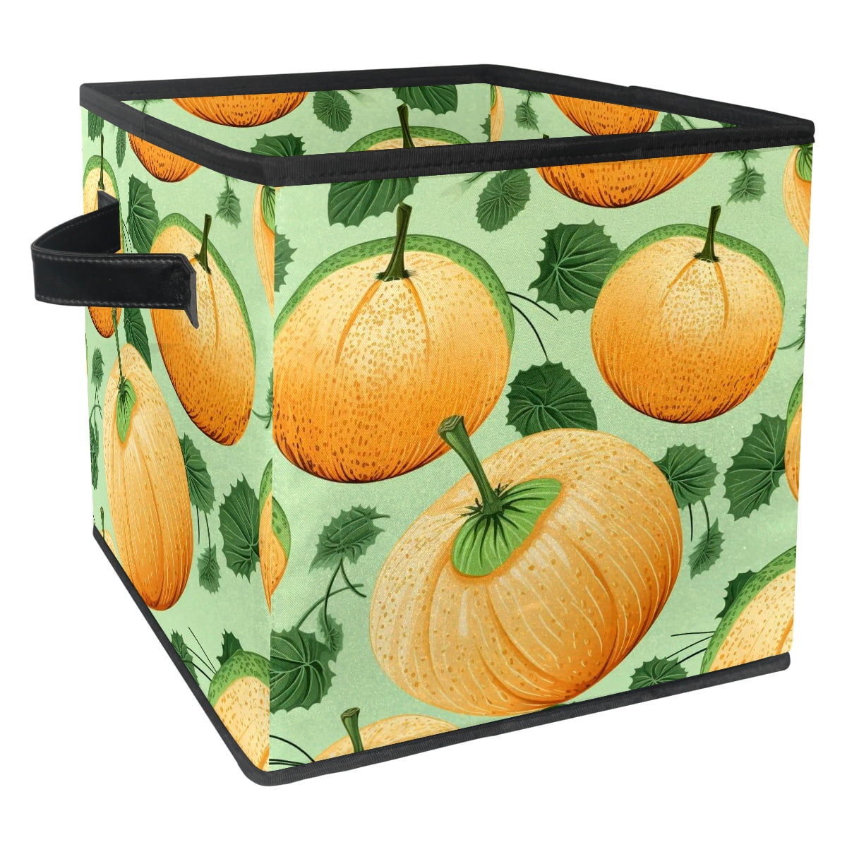 FeBohao Storage Boxes Bins Fabric with Cardboard Cube Collapsible Toy