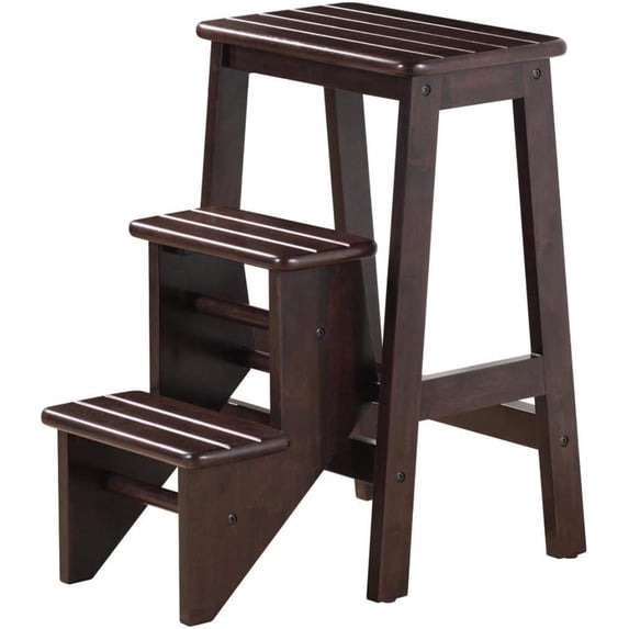 FeGemax Step Stool, 24-Inch, Cappuccino