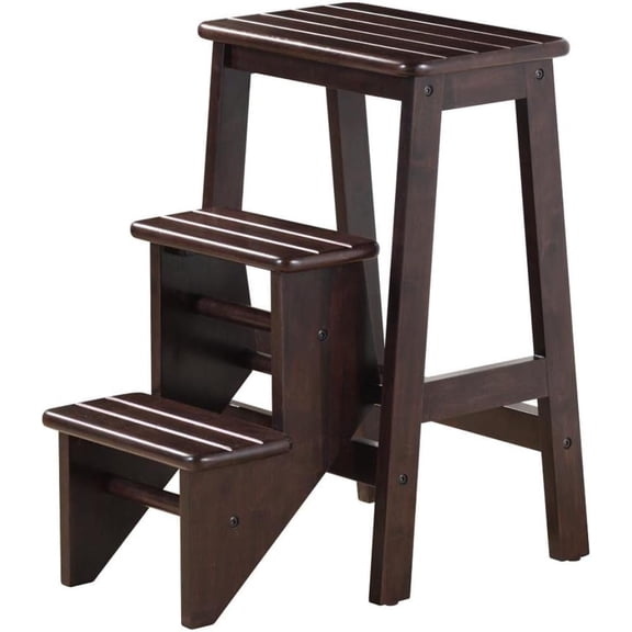 FeGemax Step Stool, 24-Inch, Cappuccino