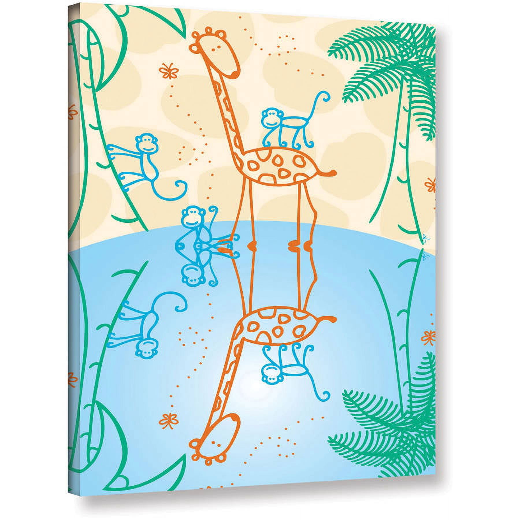 FeLittle People "Everything is Happy" Canvas