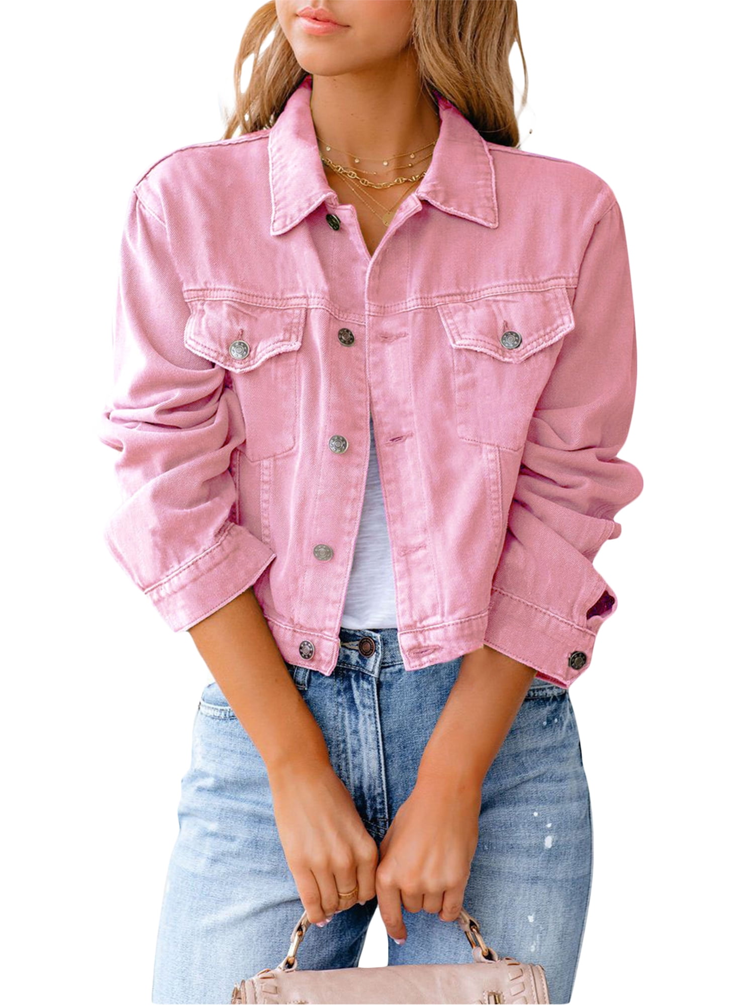 Pocket Button Loose Denim Jacket