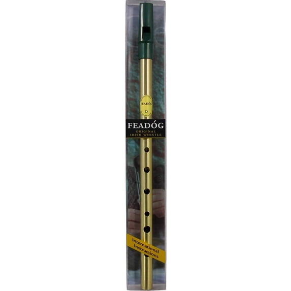 "Feadóg Brass Traditional Irish Whistles, Key of D "