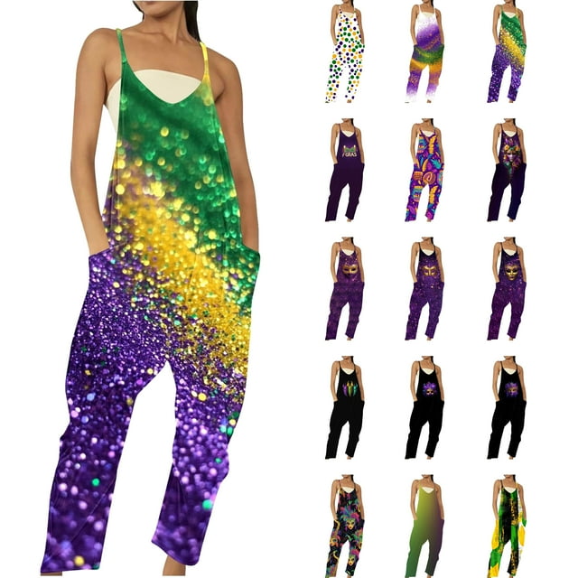 mardi gras rompers