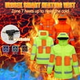 thumbnail image 1 of Feancey Heated Jacket for Men and Women 7 Heating Zones Waterproof High Visibility Reflective Safety Jackets Outdoor Construction Work Coats(No Battery) Yellow L, 1 of 9
