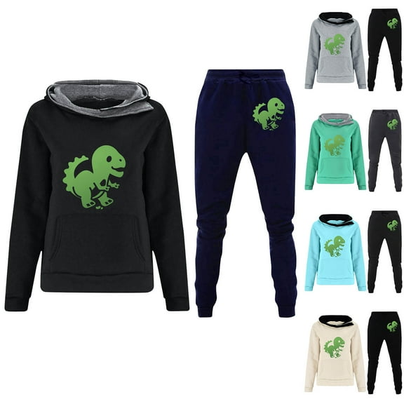 Feancey Hoodie Sweatsuits Women 2 Piece Outfit Fall Casual Hooded Sweatshirts and Jogger Pants Suits Womens Track Suit Lounge Set with PocketBlue XXL