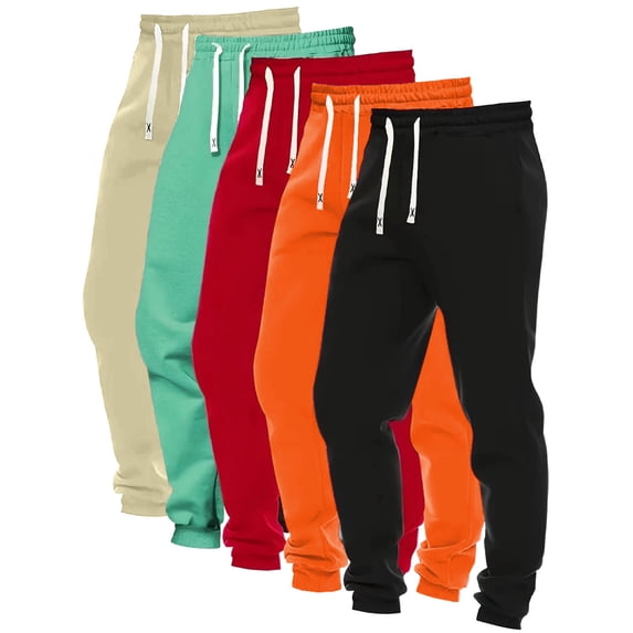 Feancey Lounge Jogger Pants for Women Drawstring High Waisted Sweatpants Comfy Fleece Running Pants Solid Color Workout Trousers with Pockets Green XXL