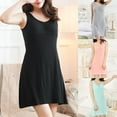 thumbnail image 1 of Feancey Nightgowns for Women with Built in Bra Soft Modal Sleeveless Sleepshirts Ruch V Neck Knee Length Night Dress Cozy Casual Loungewear Pajamas Gray L, 1 of 7