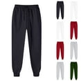 thumbnail image 1 of Feancey Tapered Leg Sweatpants Women Loose Fit Casual High Waist Jogger Pants Comfy Solid Color Basic Athletic Pants Drawstring Stretch Yoga Workout Pants Back to School Prime Sales, 1 of 7