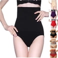 thumbnail image 1 of Feancey Tummy Control Panties for Women Postpartum Body Shaping High Waist Underwear Comfort Slimming Brief Shorts Black XL, 1 of 5