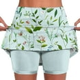 thumbnail image 1 of Feancey Women's Tennis Skirts with Shorts Trendy Print Mini Skorts Summer Casual High Waist Yoga Workout Shorts Plus Size Athletic Shorts Deals Today, 1 of 5