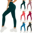thumbnail image 1 of Feancey Womens Buttery Soft Leggings High Waisted Stretchy Yoga Workout Pants Slim Fit Casual Running Tights Basic Solid Athletic Pants Summer Clearance Sky Blue XL, 1 of 6