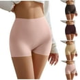thumbnail image 1 of Feancey Womens Seamless Athletic Shorts Cool Ice Silk Yoga Workout Shorts Breathable Quick Dry Gym Running Dance Shorts Beige L, 1 of 5
