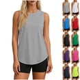 thumbnail image 1 of Feancey Workout Tank Tops for Women UPF 50+ Yoga Tanks Quick Dry Sleeveless Gym Shirts Summer Sun Protection Athletic Tank Top Red M, 1 of 9