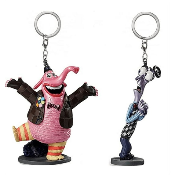 Fear & Bingo Elephant 3" PVC Key Ring Keychain Figure Figurine Disney Inside Out