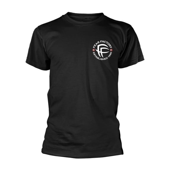 Fear Factory T Shirt 30 Years Of Fear Band Logo new Official Mens Black