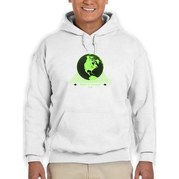 Fear Makes Us Stronger Hoodie Men -Image by Shutterstock, Male 3X-Large
