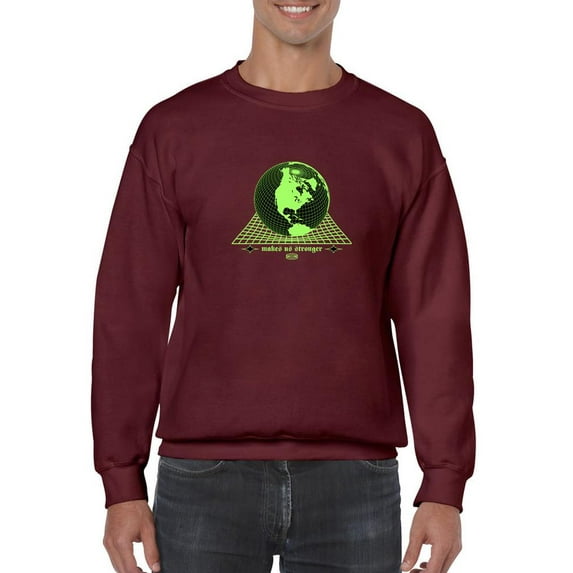 Fear Makes Us Stronger Sweatshirt Men -Image by Shutterstock, Male XX-Large
