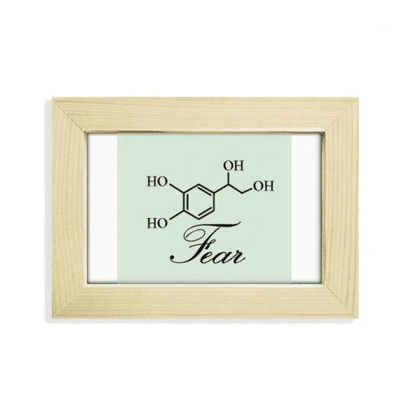 Fear Molecule Checal Structure Desktop Decorate Photo Frame Picture Art Painting 5x7 inch