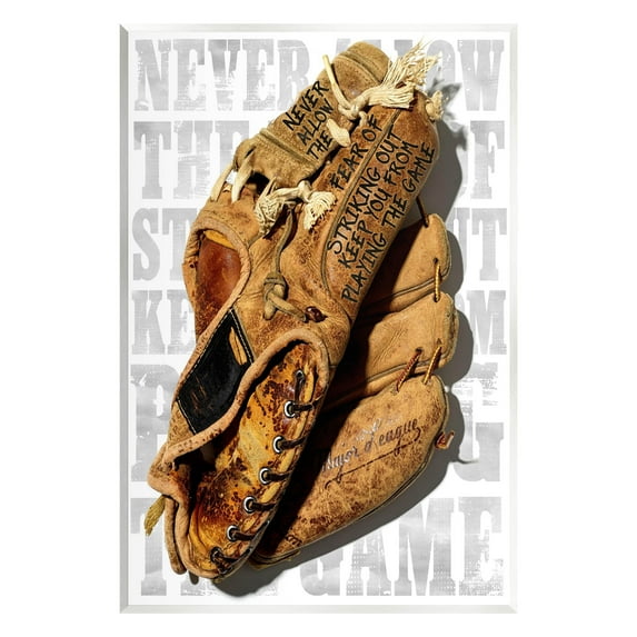 Fear Of Striking Out Phrase Sports Graphic Art Unframed Art Print Wall Art