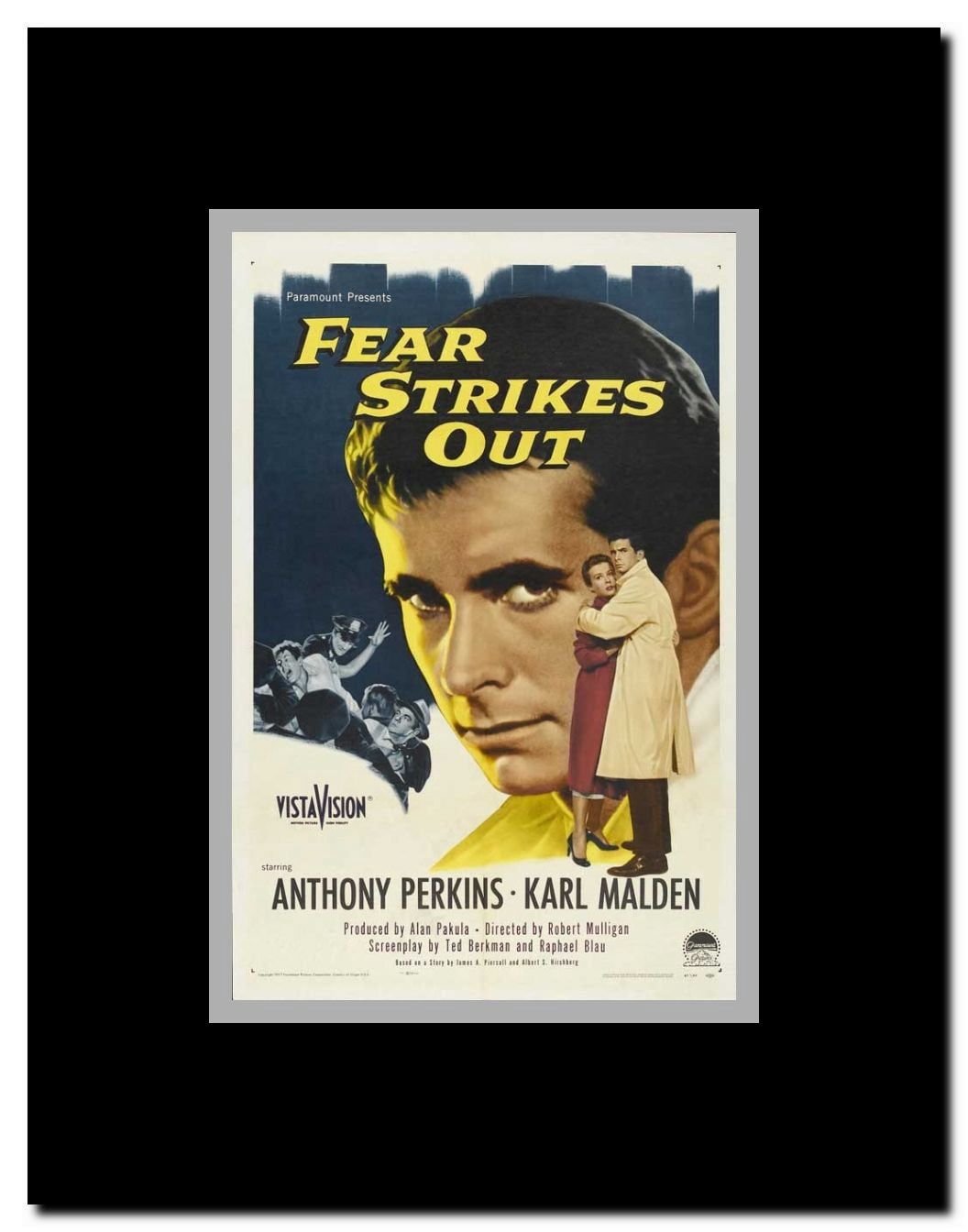 Fear Strikes Out Framed Movie Poster