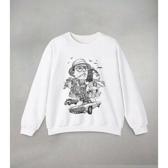 Fear and Loathing T-Shirt, retro 90s Movie T-Shirts, Psychedelic shirts, Gifts for movie l
