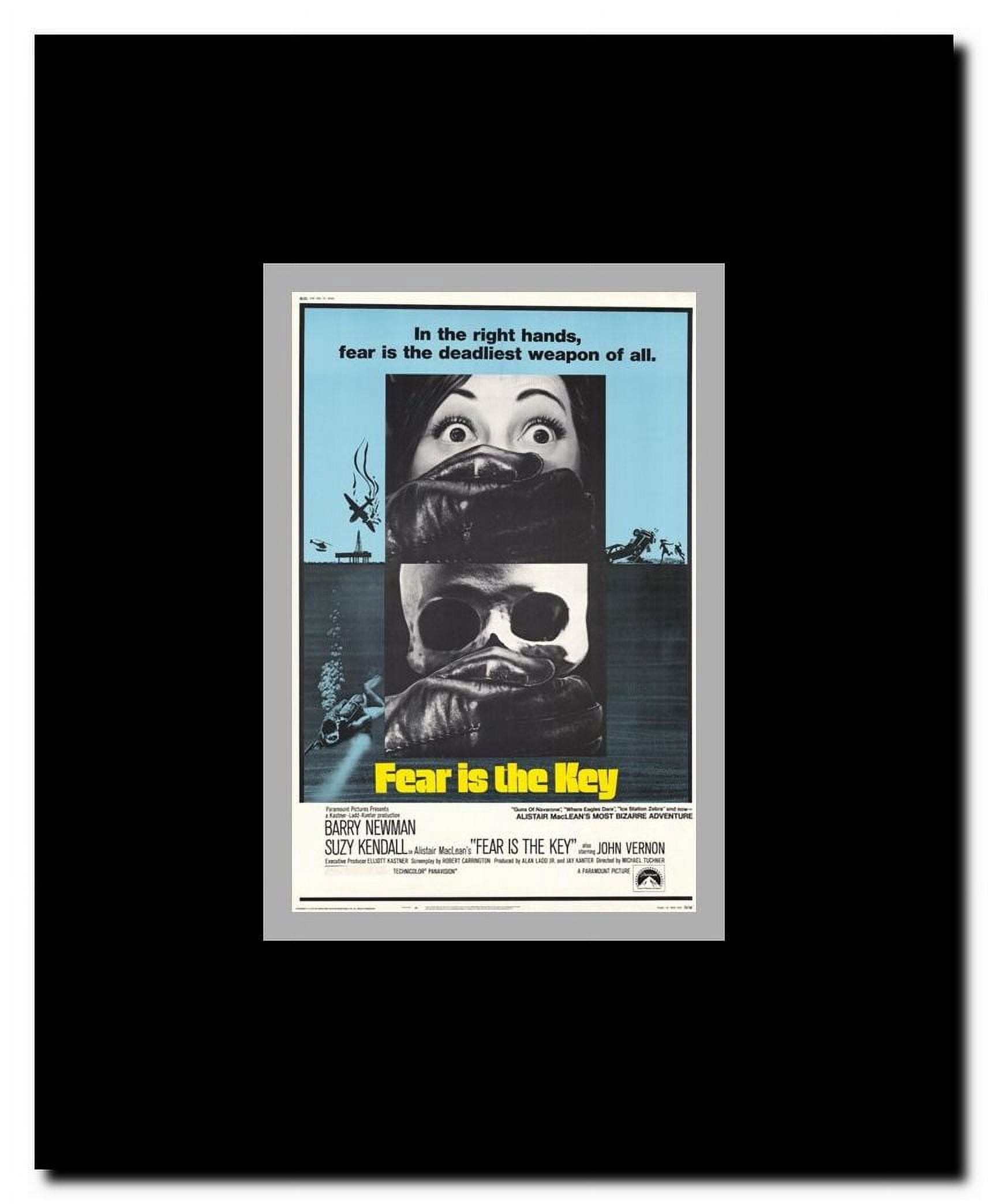Fear is the Key Framed Movie Poster