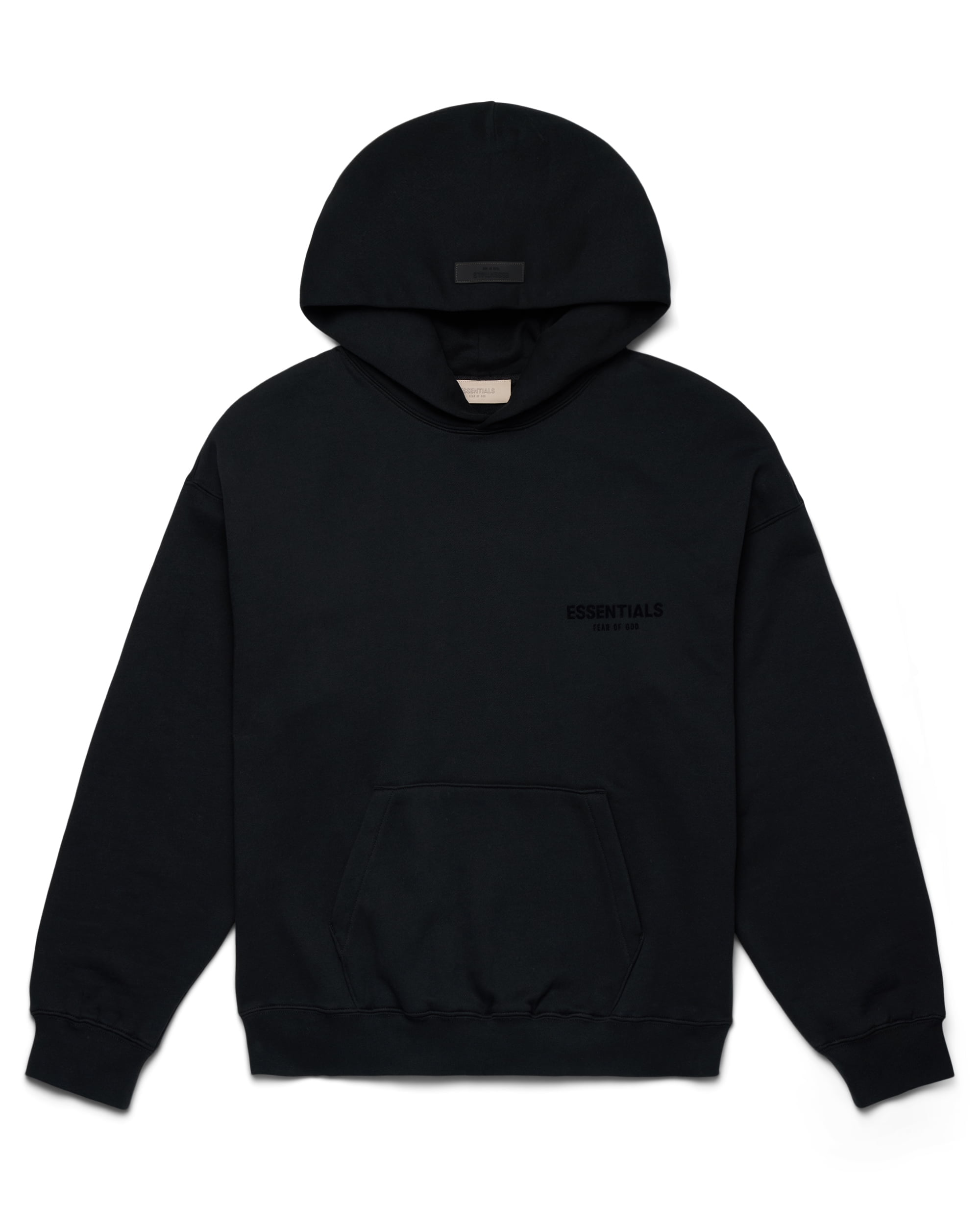 Fear of God Men's Essentials Pullover Chest Logo Hoodie, From