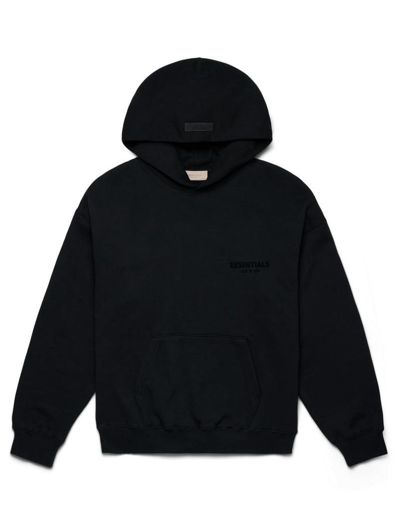 Fear of God Men's Essentials Pullover Chest Logo Hoodie, From