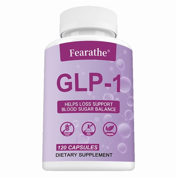 Fearathe GLP-1 Support Berberine Herbal Supplement, 120 Capsules