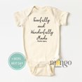 thumbnail image 1 of Fearfully And Wonderfully Made Onesies Faith Baby Christian Cute Baby Gift Bible Verse Newborn Religious Baby Bodysuit Gift Ideas Cute Baby Onesie, BABY BODYSUIT LAT 4424, 1 of 3